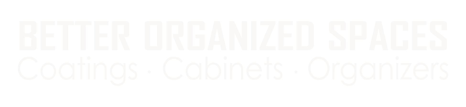Better Organized Spaces logo